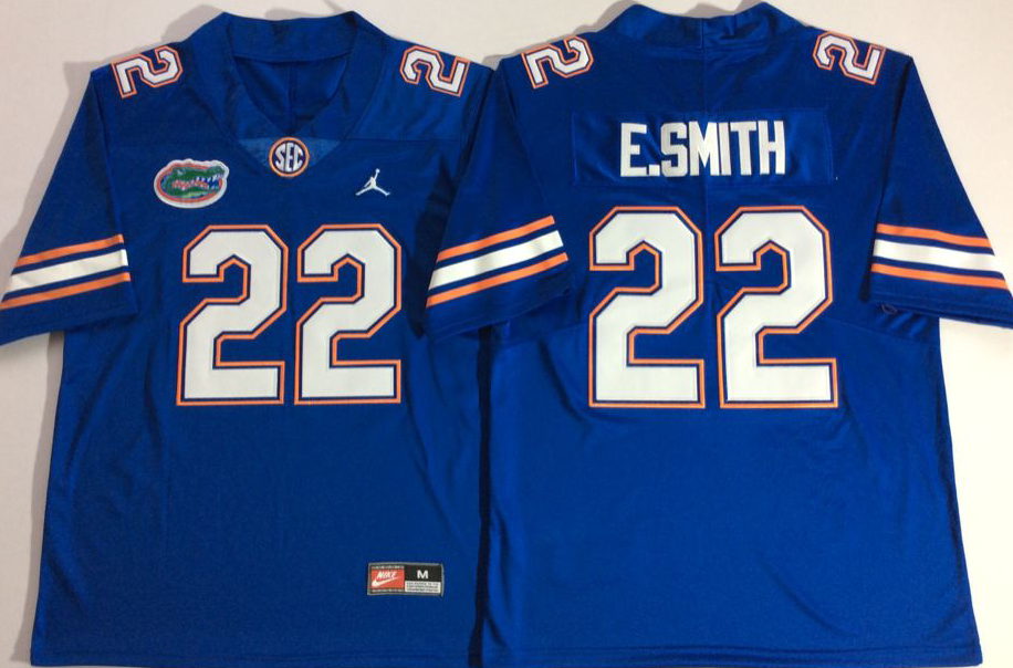 Men's Florida Gators Emmitt Smith #22 Royal Jersey